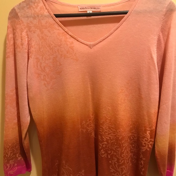 Silk and Cashmere Sweater/Marika Charles - Picture 1 of 6